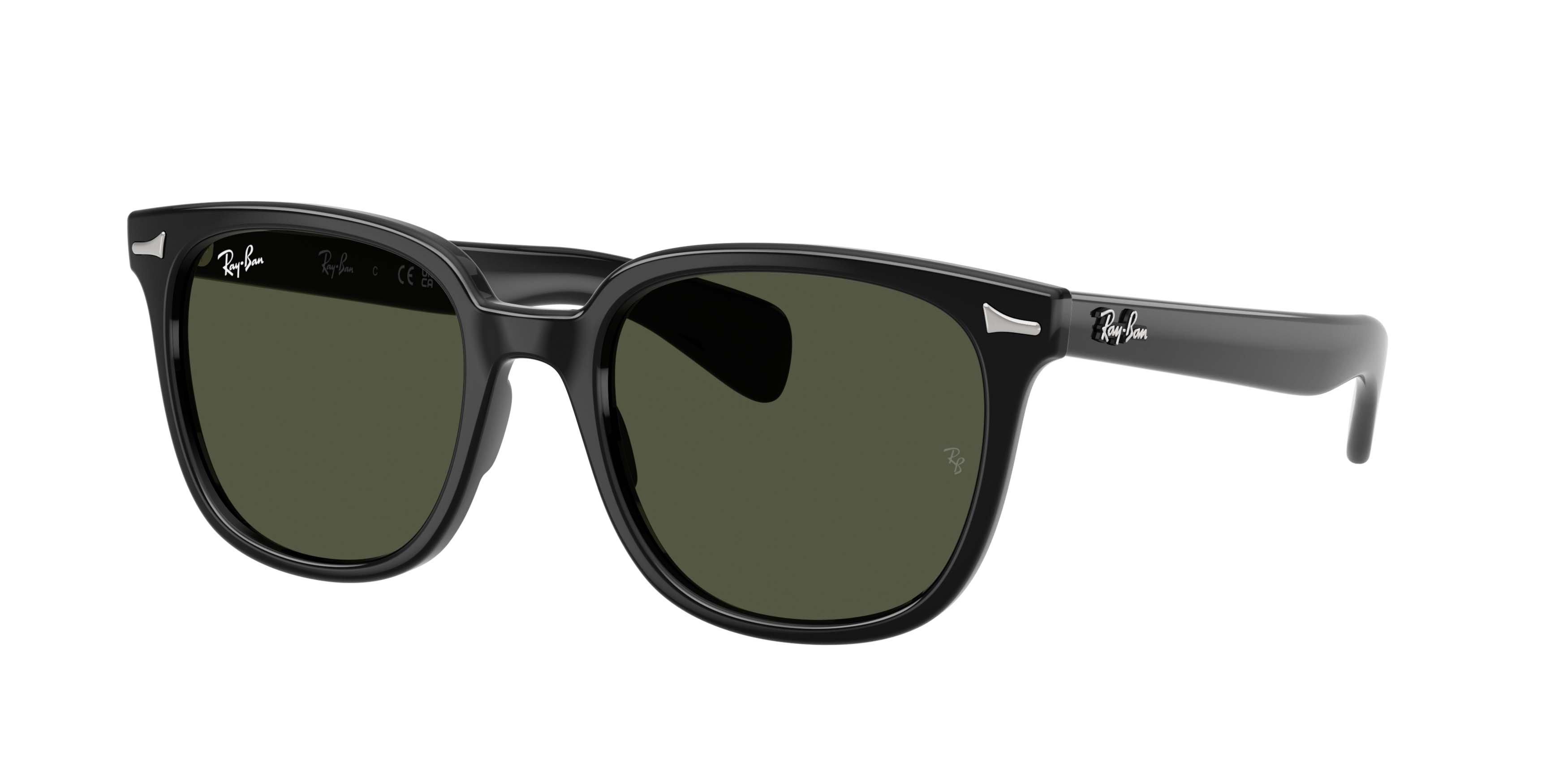 Ray-Ban Brunel II Green Sunglasses - Black - BLACK/GREEN